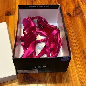 Nine West Fuchsia Strappy Heels